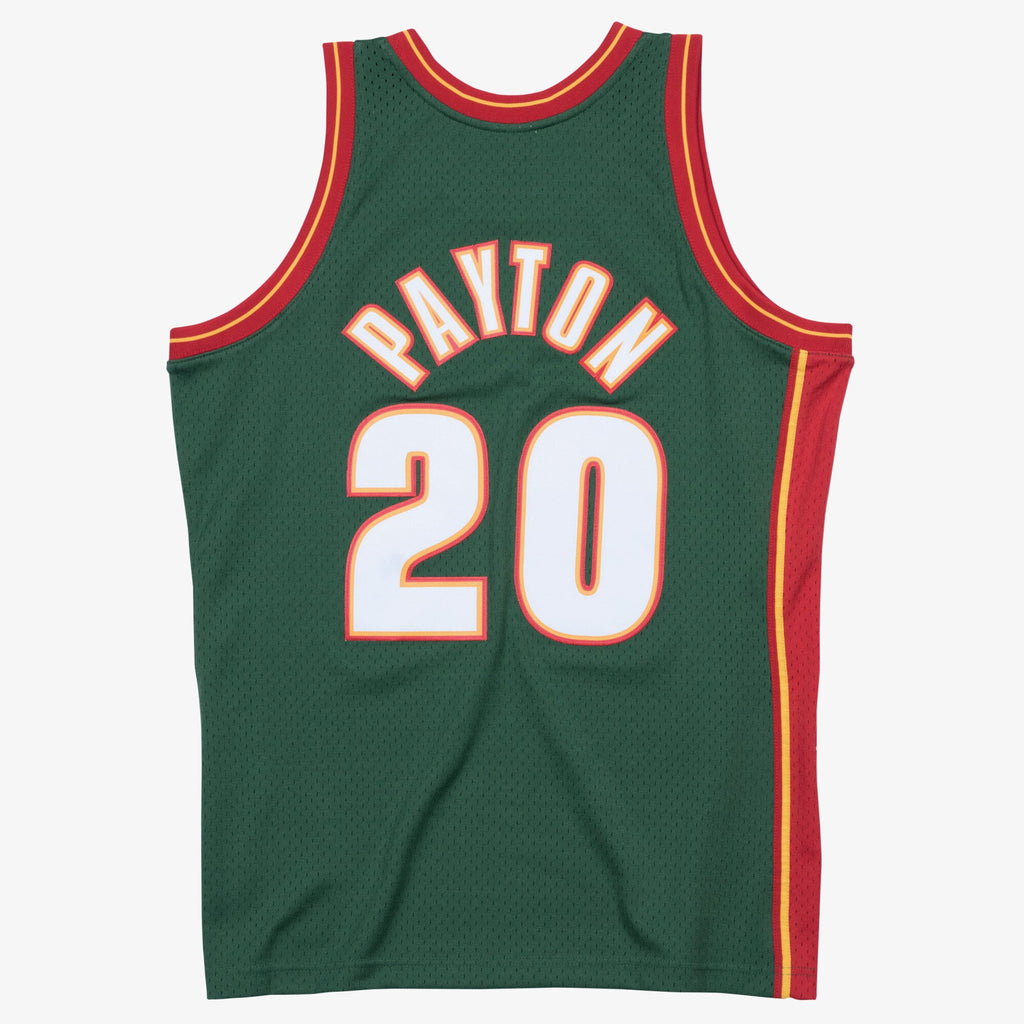 Men's Seattle Supersonics Swingman NBA Basketball Jersey Road Gary Payton 1995-96 - view 3