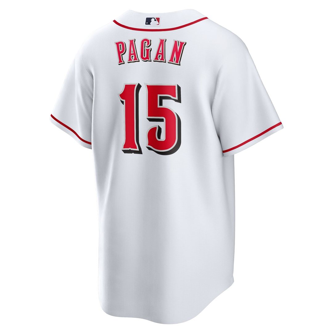 Men's Cincinnati Reds Emilio Pagán White Home Replica MLB Baseball Jersey - view 3