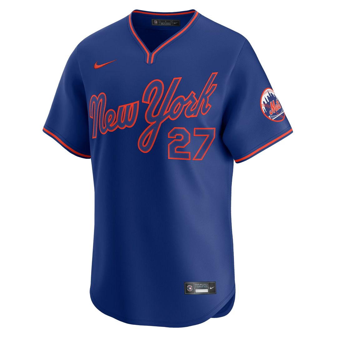 Men's New York Mets Mark Vientos Royal Alternate Limited MLB Baseball Jersey - view 7