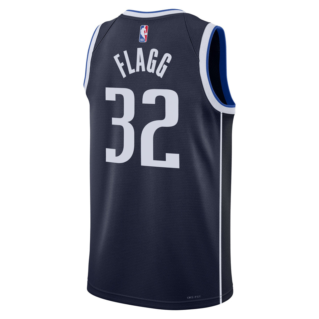 Unisex Cooper Flagg Dallas Mavericks Statement Edition Swingman Jersey NBA 2025 First Round Draft Pick - Navy - view 4
