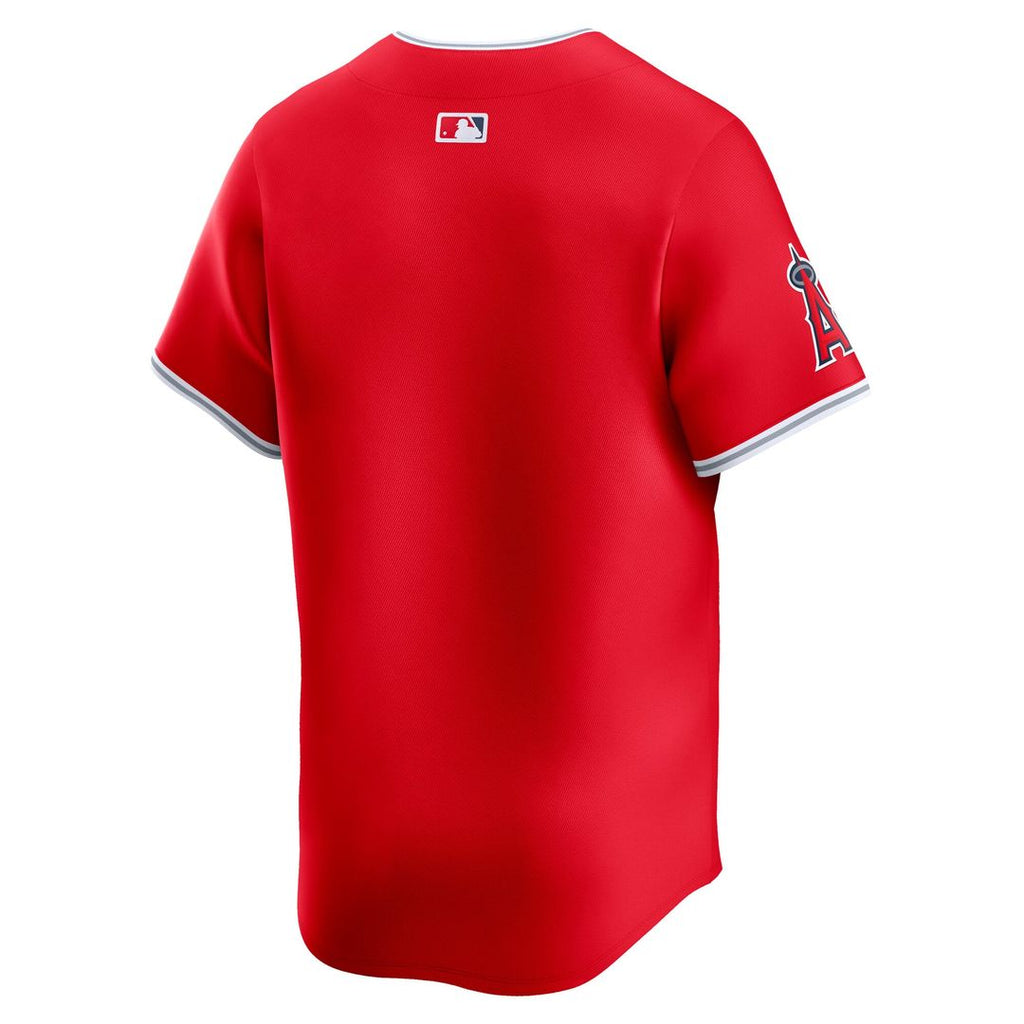 Men's Los Angeles Angels Red Alternate Limited MLB Baseball Jersey - view 3
