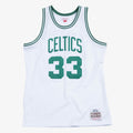 Men's Boston Celtics Swingman NBA Basketball Jersey Home Larry Bird 1985-86 - view 1