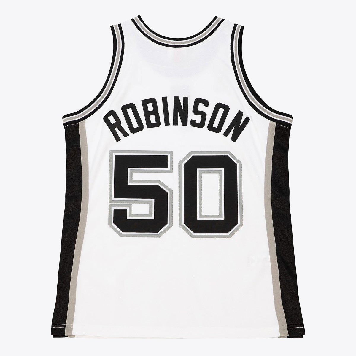 Men's San Antonio Spurs David Robinson 2002 Home Finals NBA Basketball Jersey - White - view 4