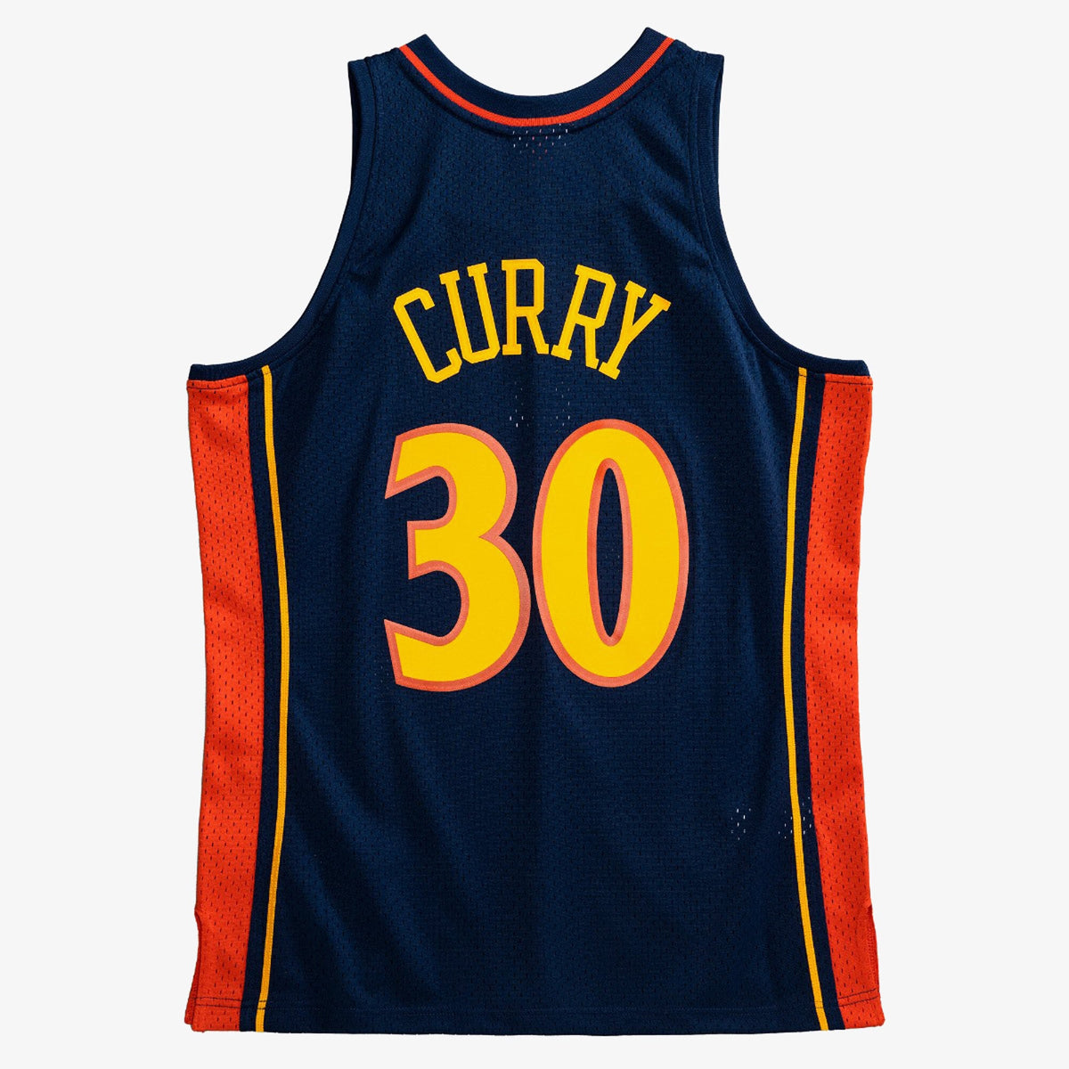 Men's Golden State Warriors Swingman NBA Basketball Jersey Road Steph Curry 2009-10 - view 3