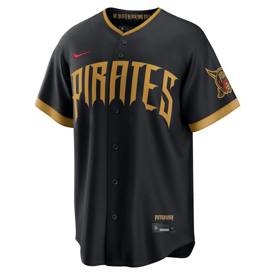 Men's Pittsburgh Pirates Konnor Griffin Black 2026 City Connect Stadium MLB Baseball Jersey - view 2