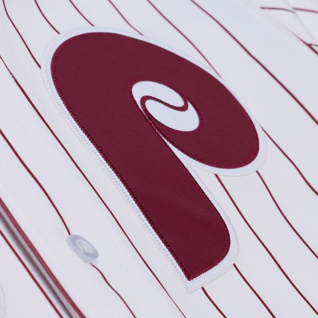 Men's Philadelphia Phillies Chase Utley White 2003 Cooperstown Collection MLB Baseball Jersey - view 4