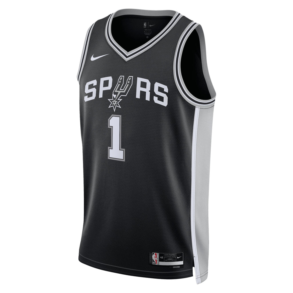 Men's San Antonio Spurs Icon Swingman NBA Basketball Jersey - Victor Wembanyama - view 3