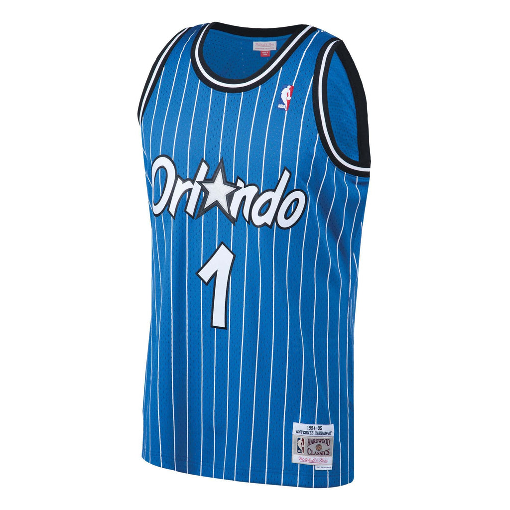 Men's Anfernee Hardaway Orlando Magic Hardwood Classics Road NBA Basketball Jersey - Mens - view 3