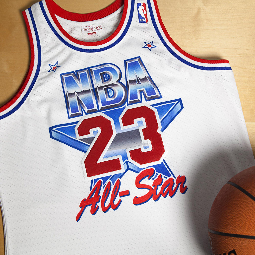 Men's NBA All-Star East Michael Jordan 1991 Jersey - White - view 1