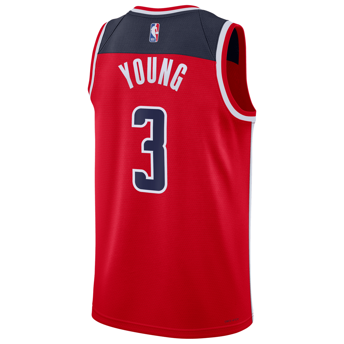 Unisex Trae Young Washington Wizards Icon Edition Swingman NBA Basketball Jersey - Red - view 4