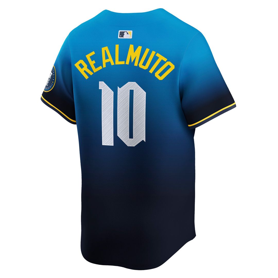 Men's Philadelphia Phillies J.T. Realmuto Navy City Connect Limited MLB Baseball Jersey - view 3