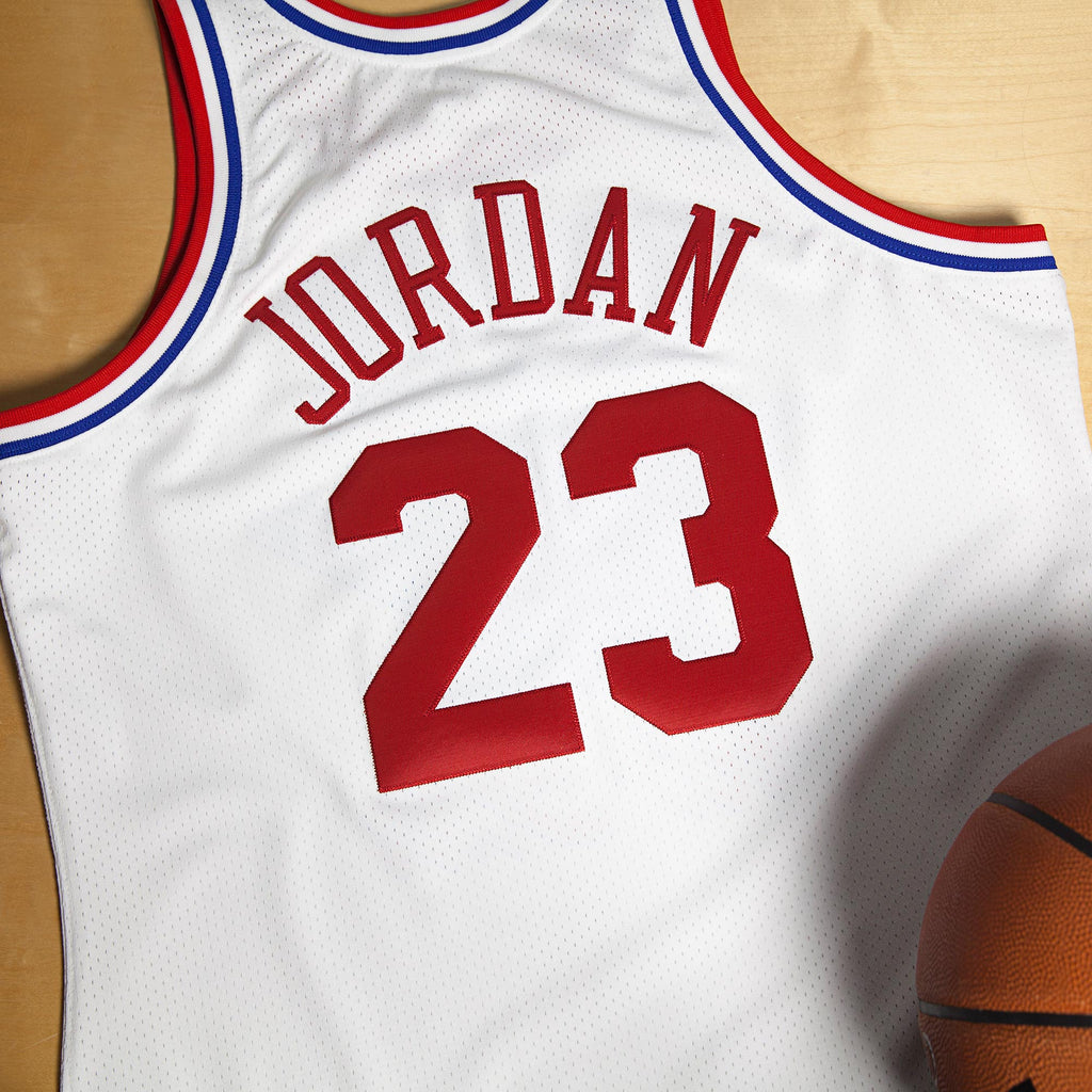 Men's NBA All-Star East Michael Jordan 1991 Jersey - White - view 2