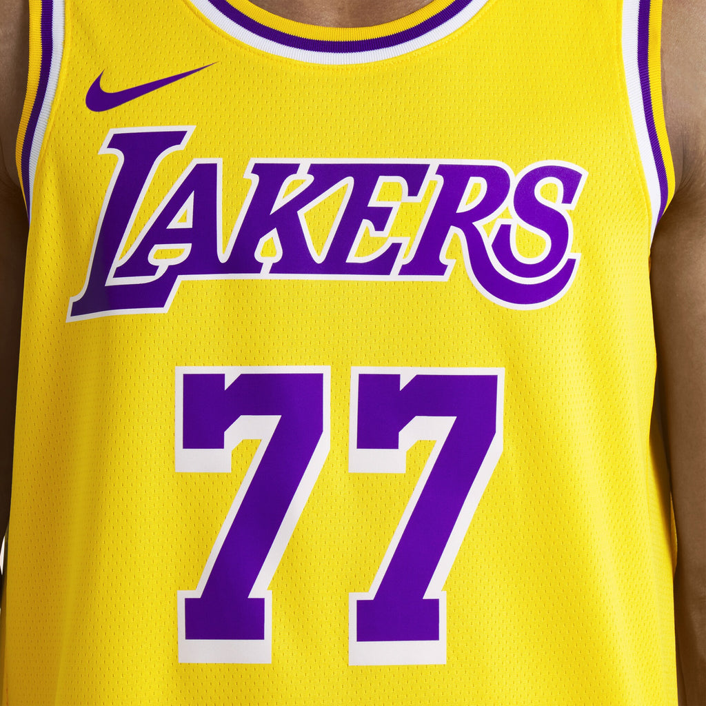 Unisex Los Angeles Lakers Icon Swingman NBA Basketball Jersey - Luka Doncic - view 8