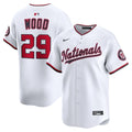 Men's Washington Nationals James Wood White Home Limited MLB Baseball Jersey - view 1