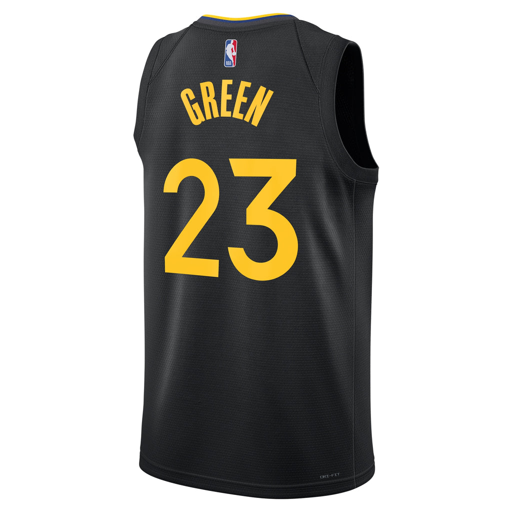 Unisex Golden State Warriors 2024/25 Statement Edition Swingman NBA Basketball Jersey - Black - Draymond Green - view 4