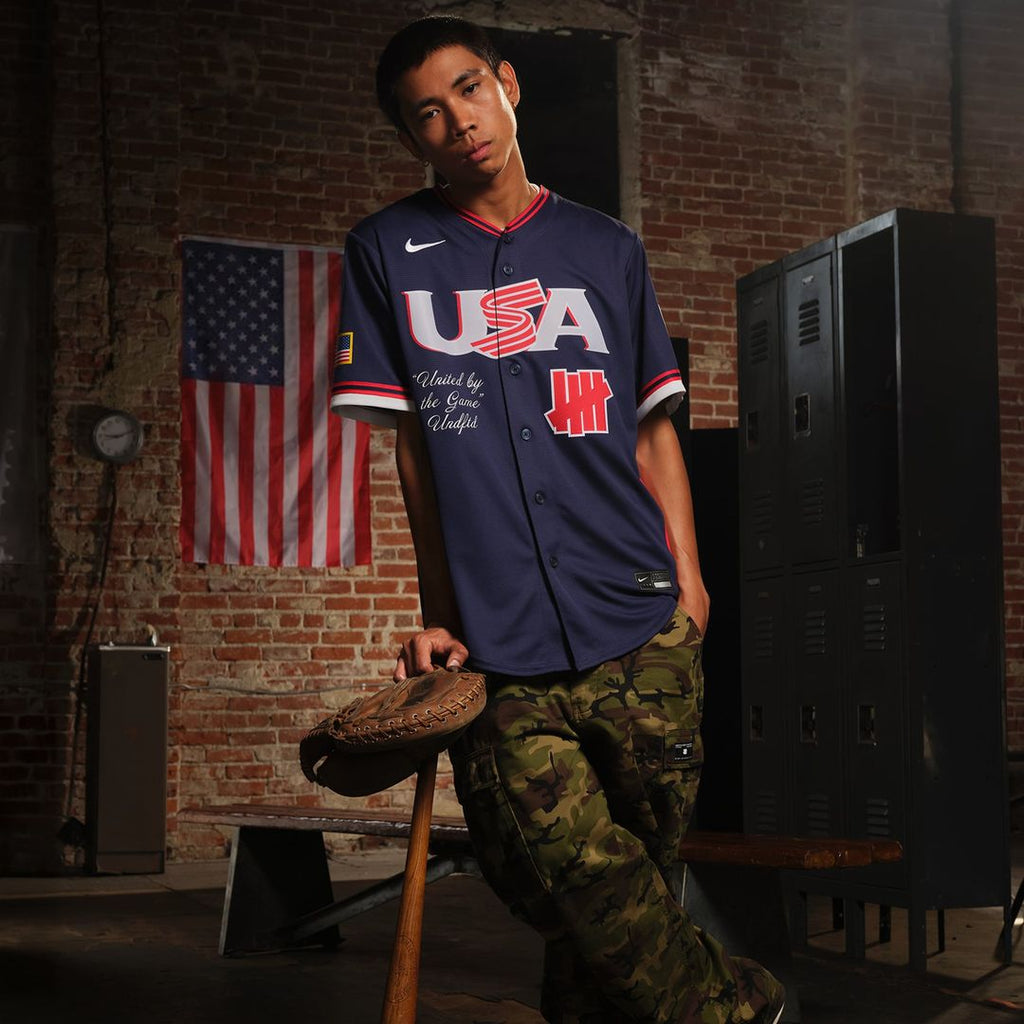 Men's USA Baseball Navy 2026 World Baseball Classic Stadium MLB Baseball Jersey - view 5