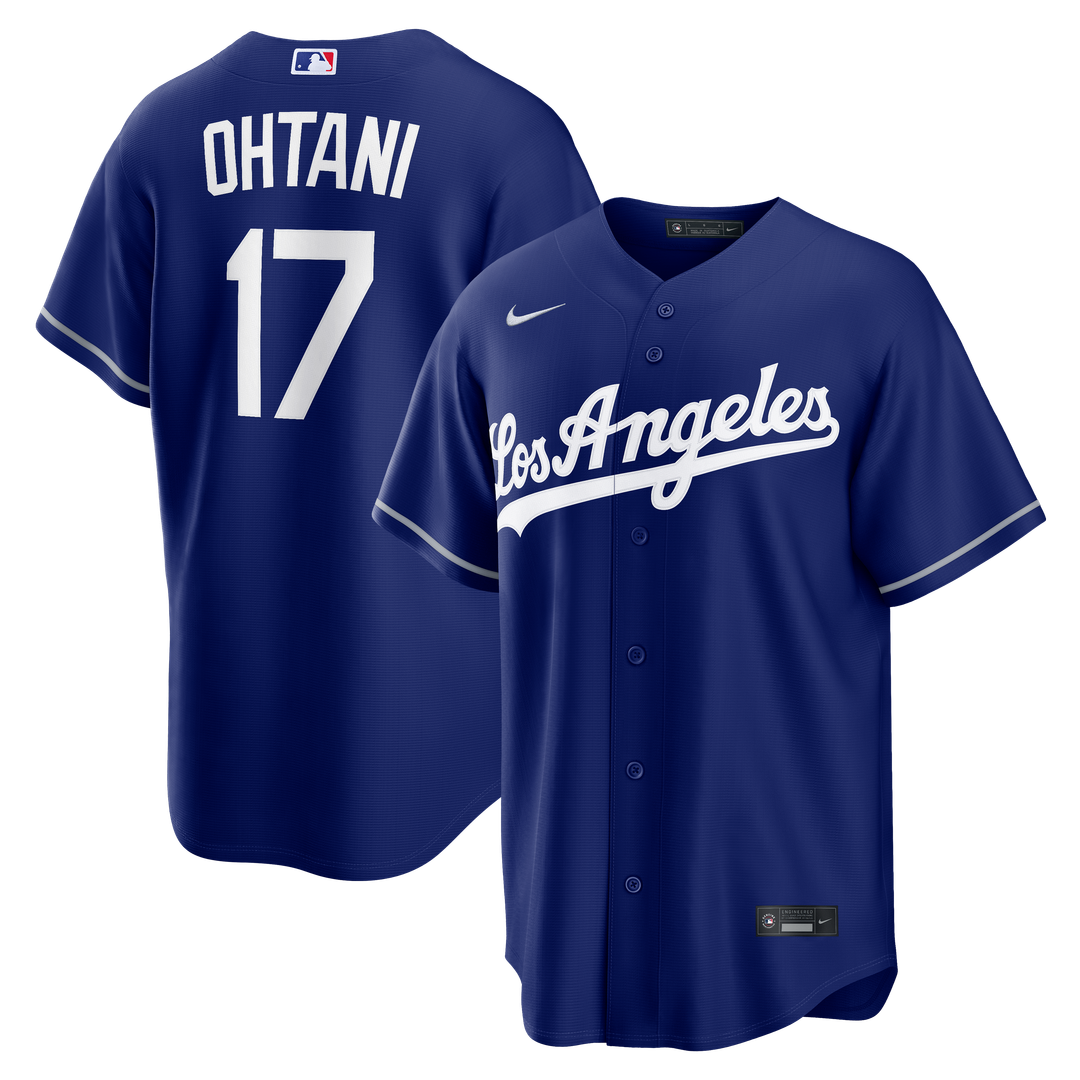 Men's Los Angeles Dodgers Shohei Ohtani Royal Alternate Replica MLB Baseball Jersey - view 1
