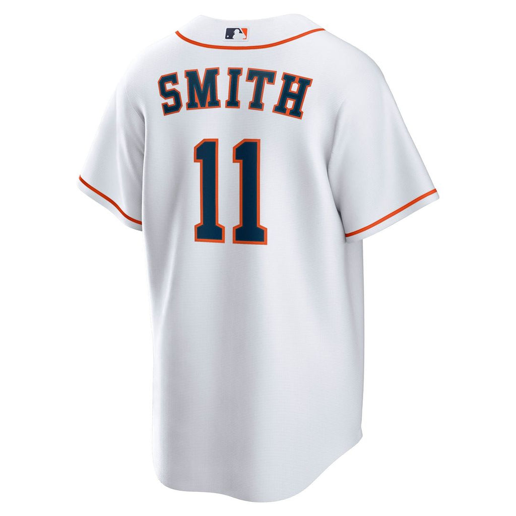 Men's Houston Astros Cam Smith White Home Replica MLB Baseball Jersey - view 3