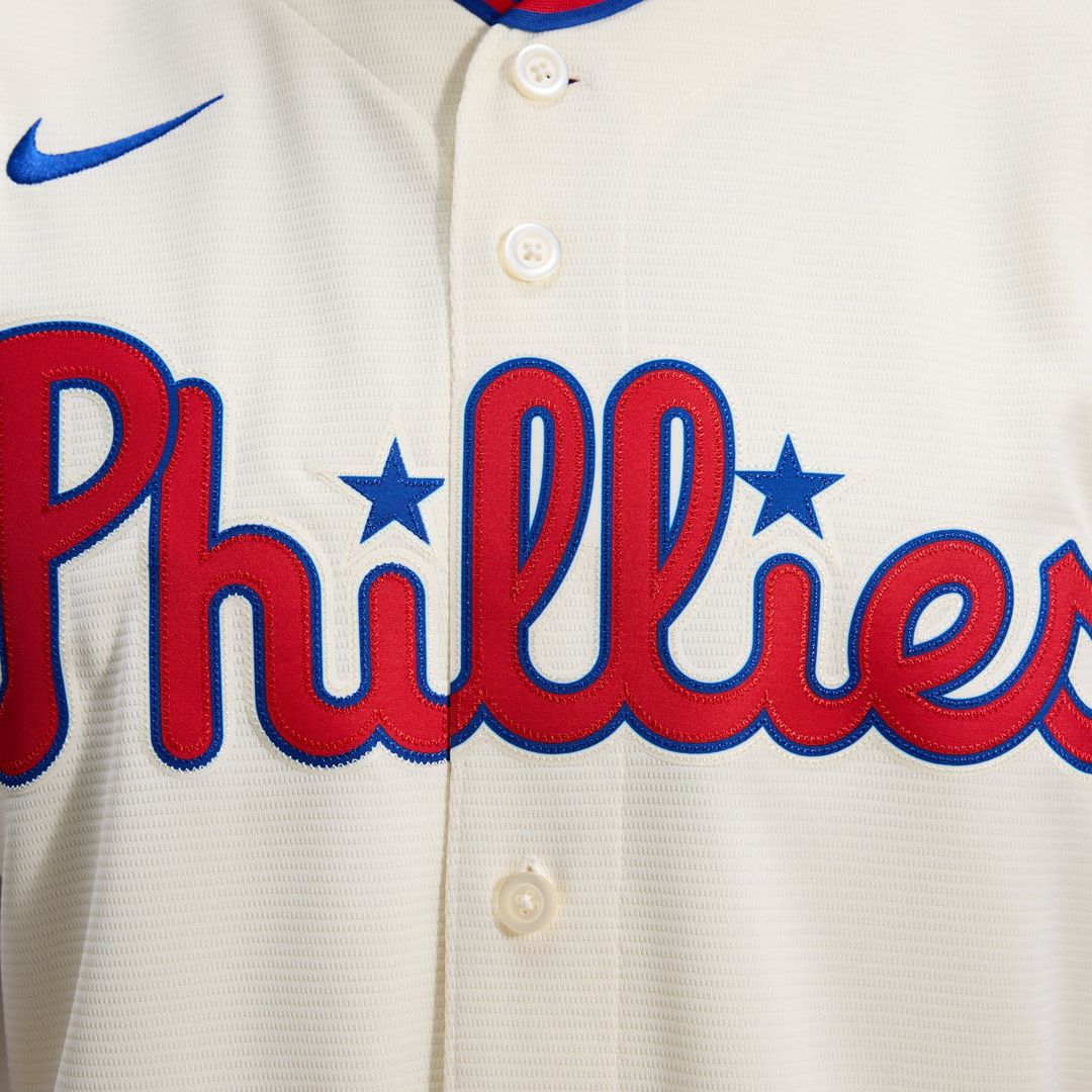 Men's Philadelphia Phillies White Home Replica MLB Baseball Jersey - view 20