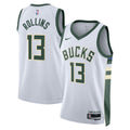 Unisex Ryan Rollins Milwaukee Bucks Association Edition Swingman NBA Basketball Jersey - White - view 1
