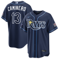 Men's 2026 All-Star Game Men's Tampa Bay Rays Junior Caminero Navy Replica MLB Baseball Jersey - view 1