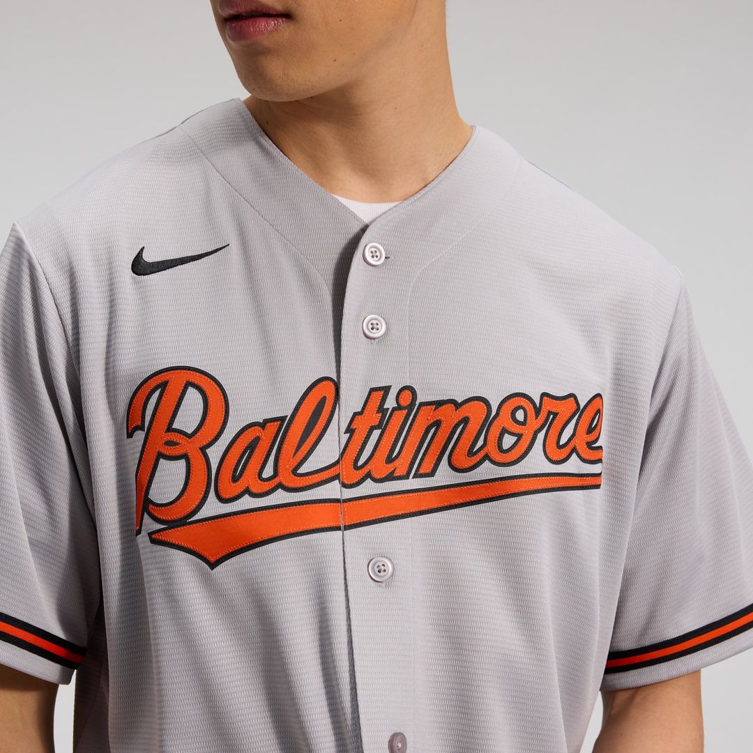 Men's Baltimore Orioles White Home Replica MLB Baseball Jersey - view 28