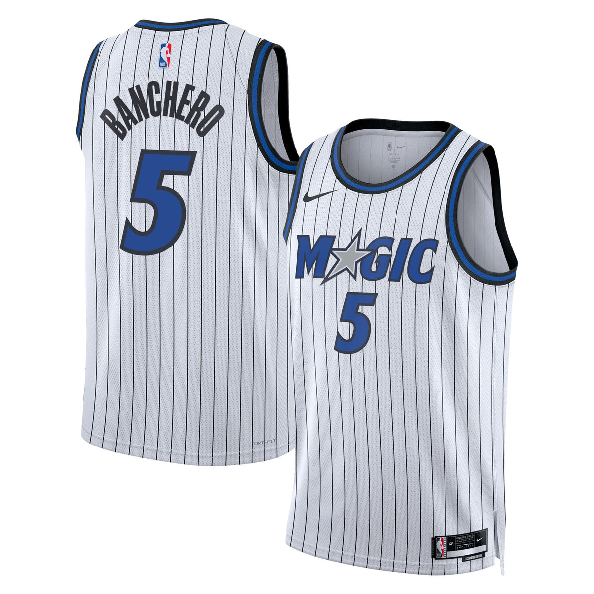 Unisex Paolo Banchero Orlando Magic Replica Association Edition Swingman NBA Basketball Jersey - White - view 2