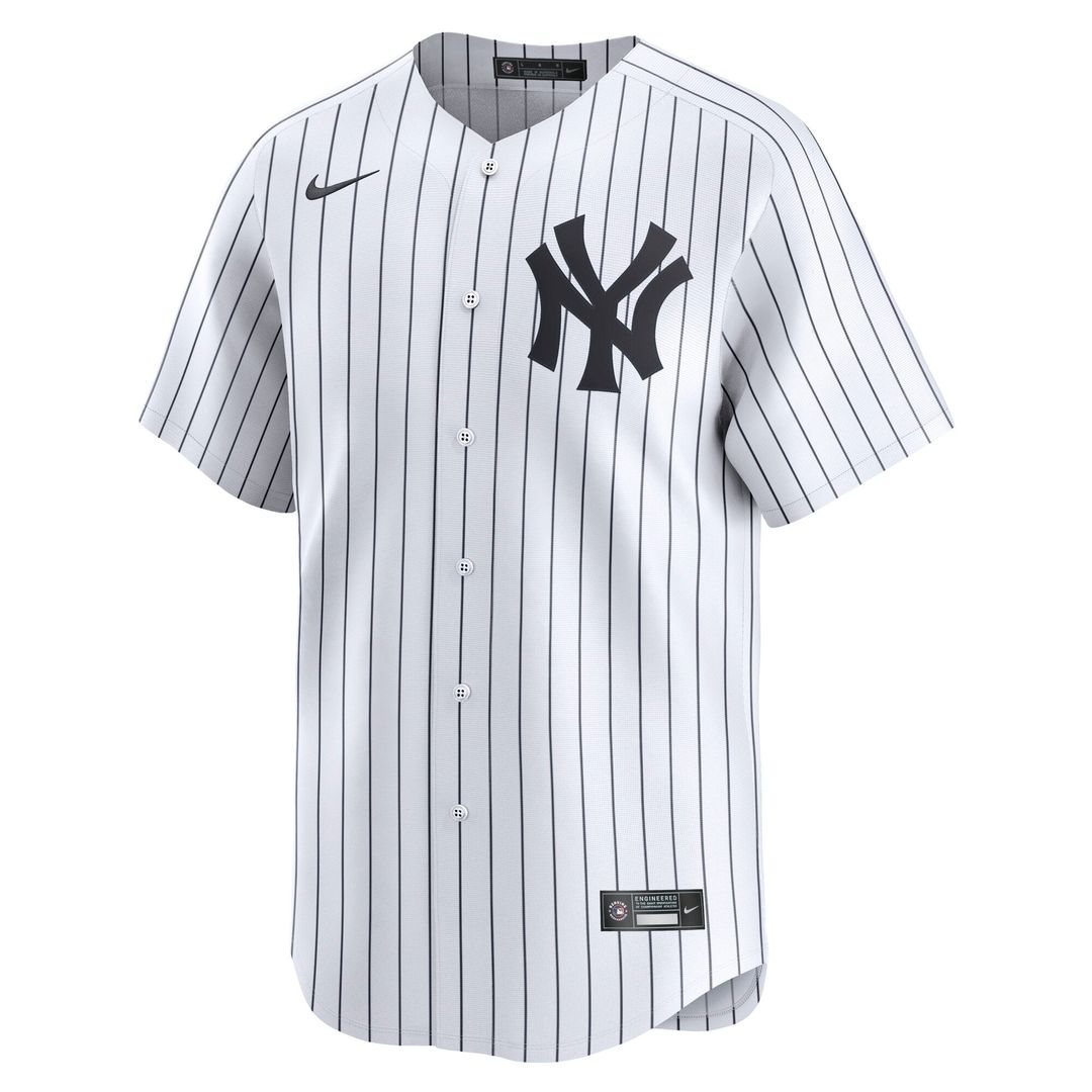 Men's New York Yankees Giancarlo Stanton White Home Limited MLB Baseball Jersey - view 2