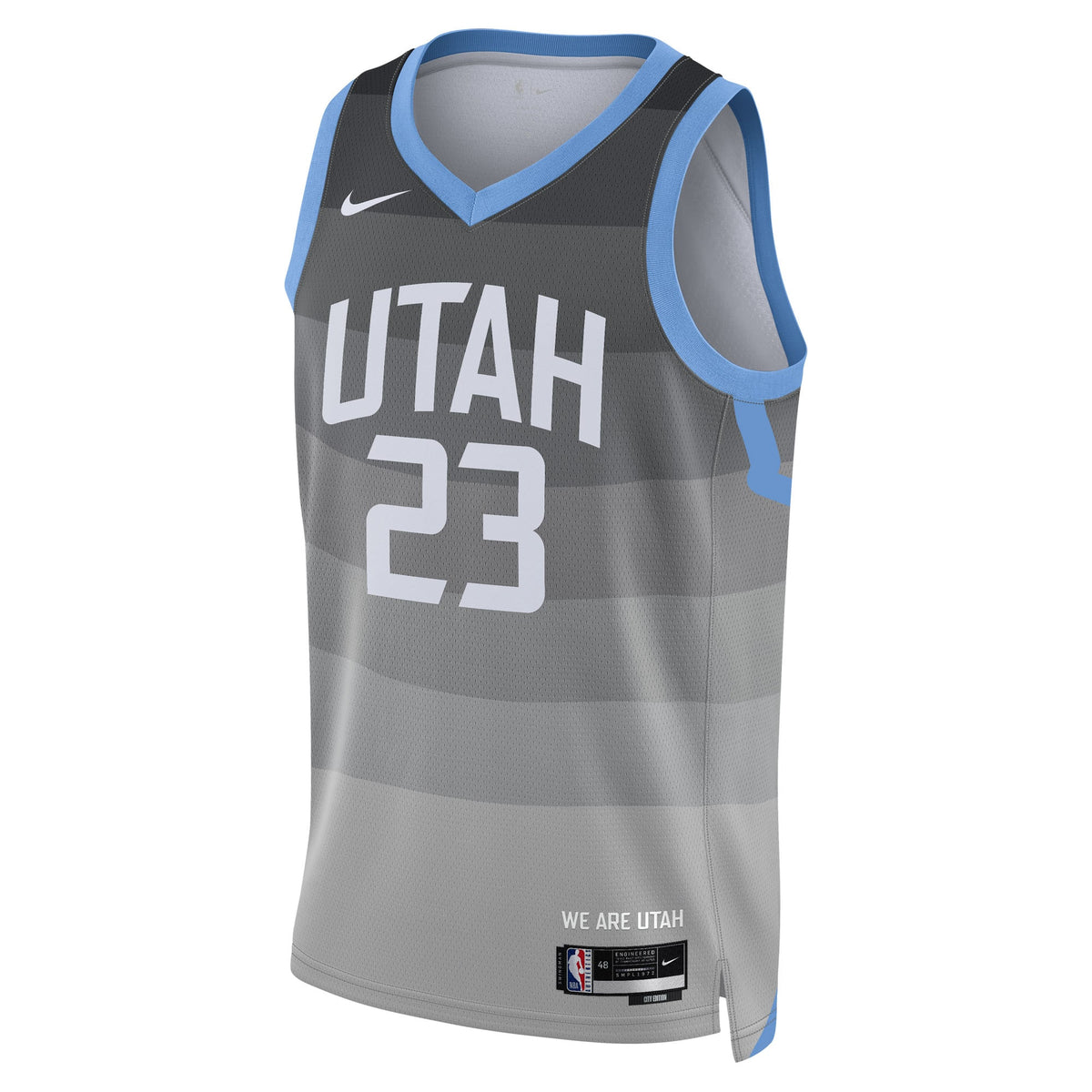 Unisex Lauri Markkanen Utah Jazz 2025/26 City Edition Swingman NBA Basketball Jersey - Gray - view 3