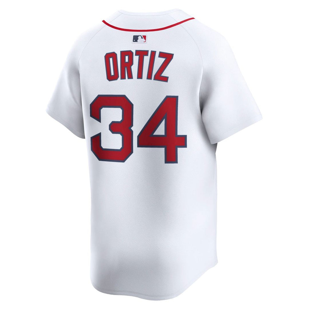 Men's Boston Red Sox David Ortiz White Home Limited MLB Baseball Jersey - view 3