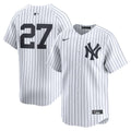 Men's New York Yankees Giancarlo Stanton White Home Limited MLB Baseball Jersey - view 1