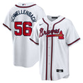 Men's Atlanta Braves Spencer Schwellenbach White Home Replica MLB Baseball Jersey - view 1
