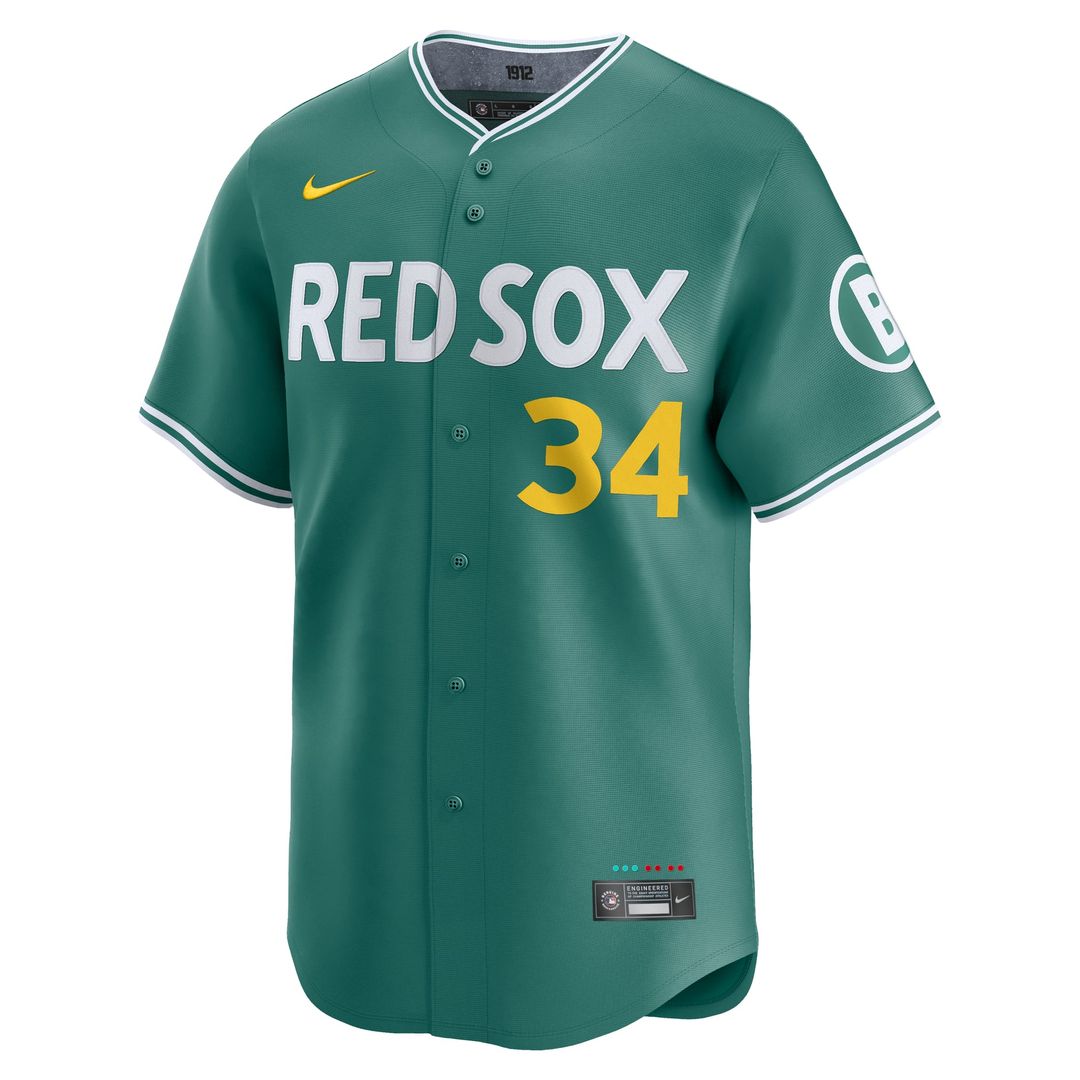 Men's Boston Red Sox David Ortiz Green 2025 City Connect Limited MLB Baseball Jersey - view 2
