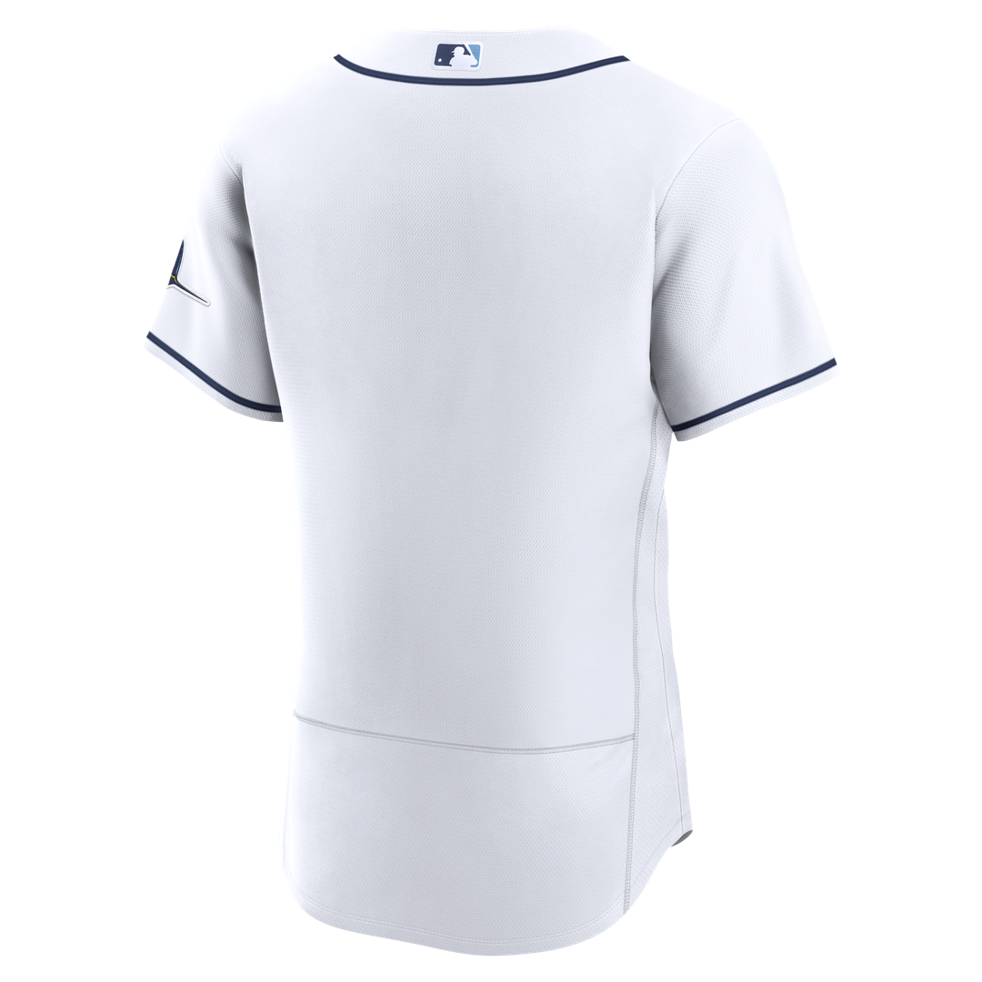 Men's Tampa Bay Rays White Home MLB Baseball Jersey - view 4