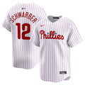 Men's Philadelphia Phillies Kyle Schwarber White Home Limited MLB Baseball Jersey - view 4
