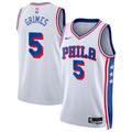 Unisex Quentin Grimes Philadelphia 76ers Association Edition Swingman NBA Basketball Jersey - White - view 1