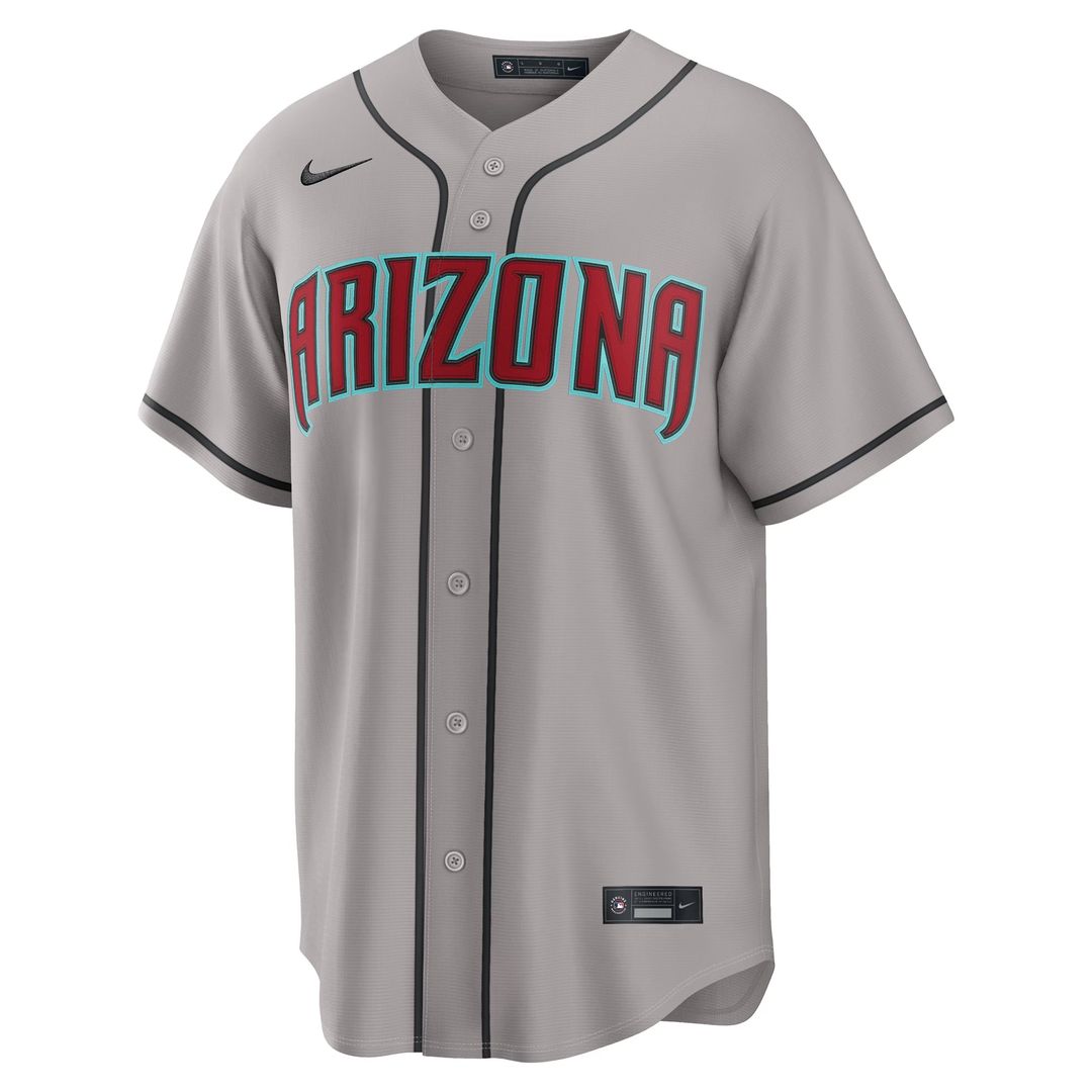 Men's Arizona Diamondbacks Corbin Carroll Crimson Alternate 2 Replica MLB Baseball Jersey - view 35