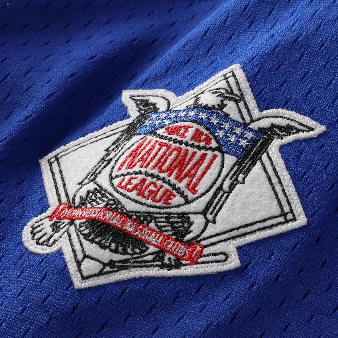 Men's Chicago Cubs Ryne Sandberg Royal Cooperstown Collection 1997 Mesh Batting Practice Button-Up MLB Baseball Jersey - view 5