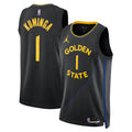 Unisex Jonathan Kuminga Golden State Warriors 2024/25 Statement Edition Swingman NBA Basketball Jersey - Black - view 1