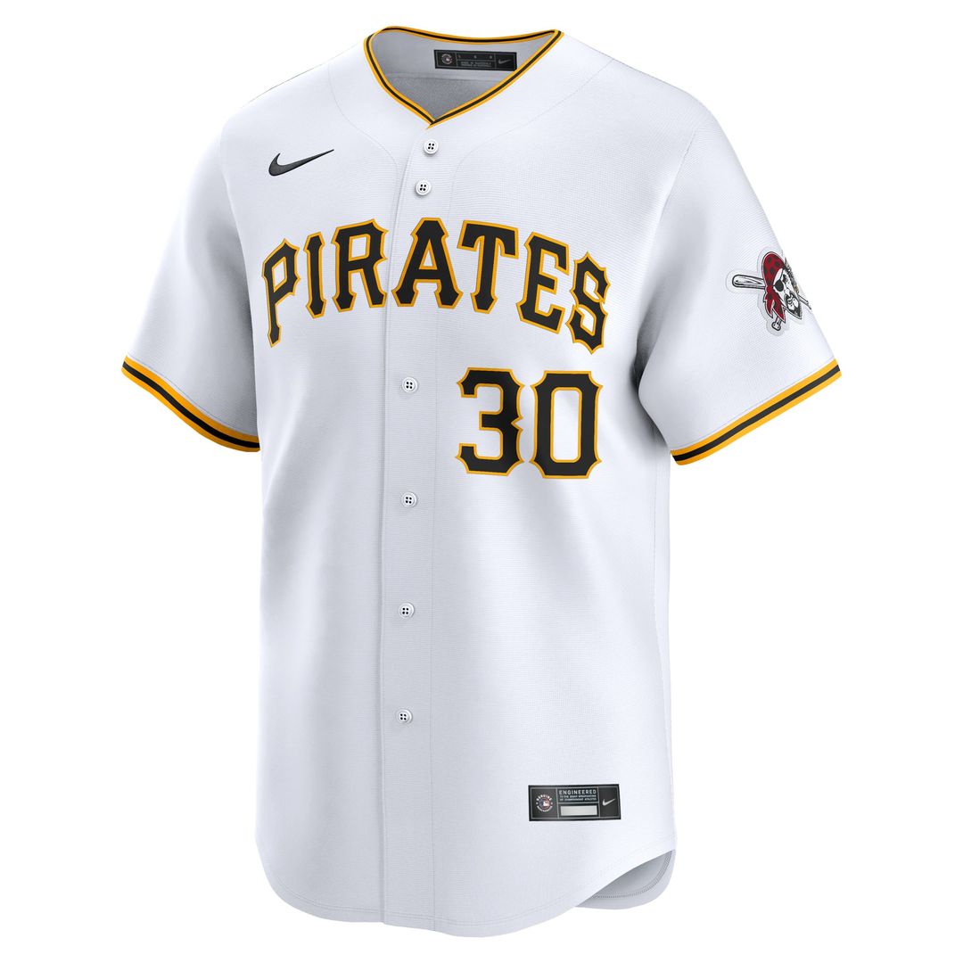 Men's Pittsburgh Pirates Paul Skenes White Home Limited MLB Baseball Jersey - view 2