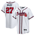 Men's Atlanta Braves Austin Riley White Home Replica MLB Baseball Jersey - view 1