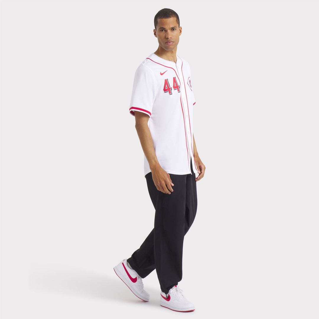 Men's Cincinnati Reds Elly De La Cruz White Home Limited MLB Baseball Jersey - view 8