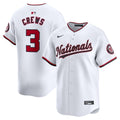 Men's Washington Nationals Dylan Crews White Home Limited MLB Baseball Jersey - view 1