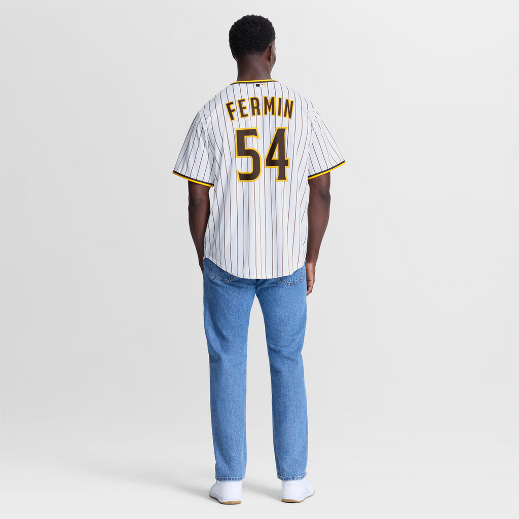 Men's San Diego Padres Freddy Fermin White Home Replica MLB Baseball Jersey - view 5