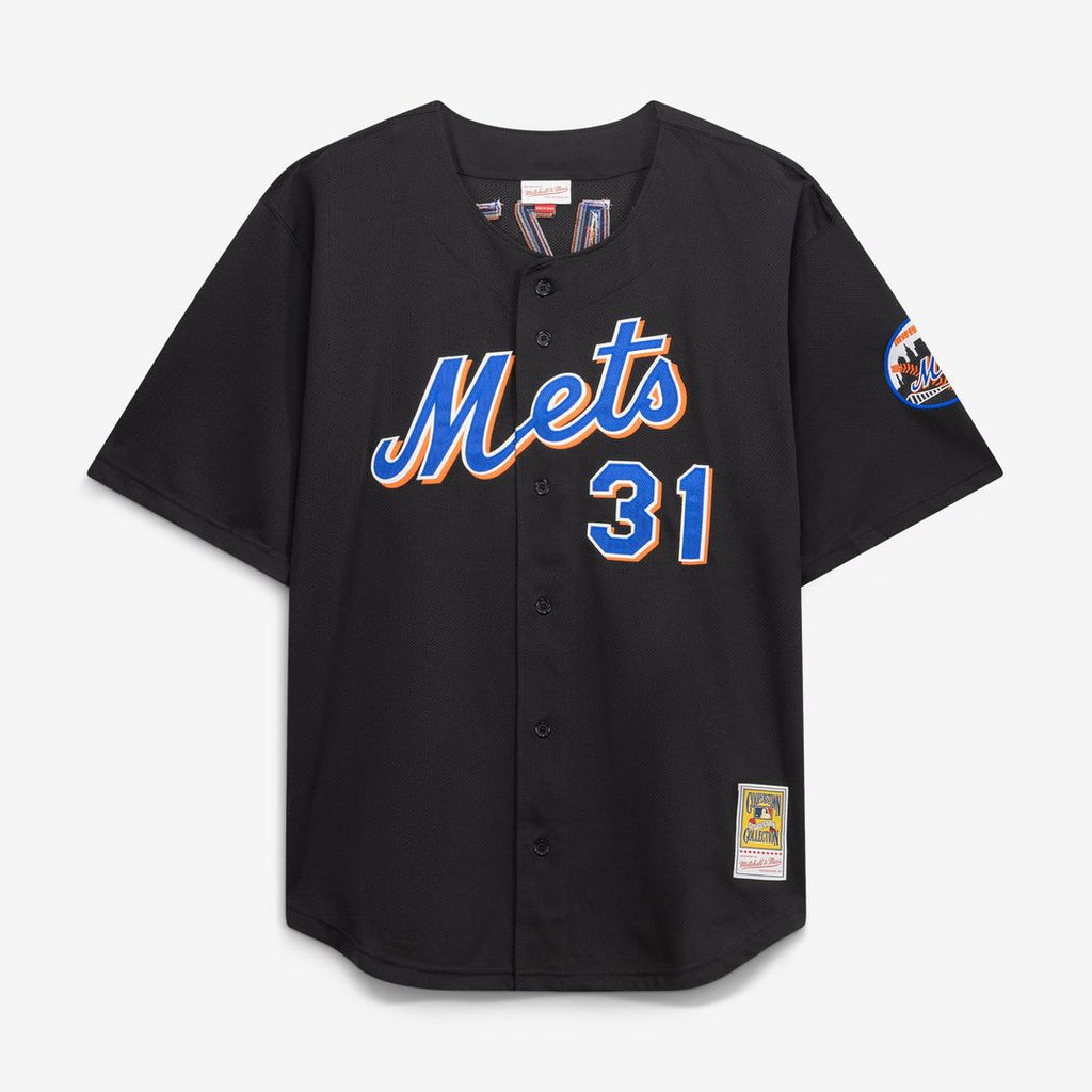 Men's New York Mets Mike Piazza Royal Big & Tall Cooperstown Mesh Batting Practice MLB Baseball Jersey - view 8