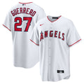 Men's Los Angeles Angels Vladimir Guerrero White Home Retired Player Replica MLB Baseball Jersey - view 1