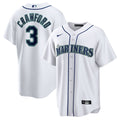 Men's Seattle Mariners JP Crawford White Home Replica MLB Baseball Jersey - view 1