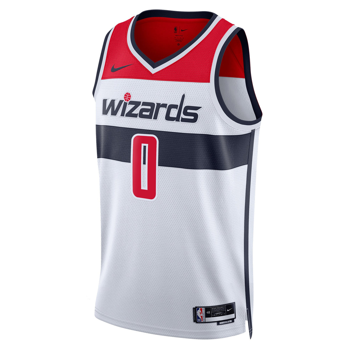 Unisex Bilal Coulibaly Washington Wizards Association Edition Swingman NBA Basketball Jersey - White - view 3