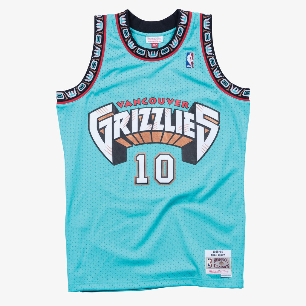 Men's Vancouver Grizzlies Swingman NBA Basketball Jersey Mike Bibby 1998-89 - view 1