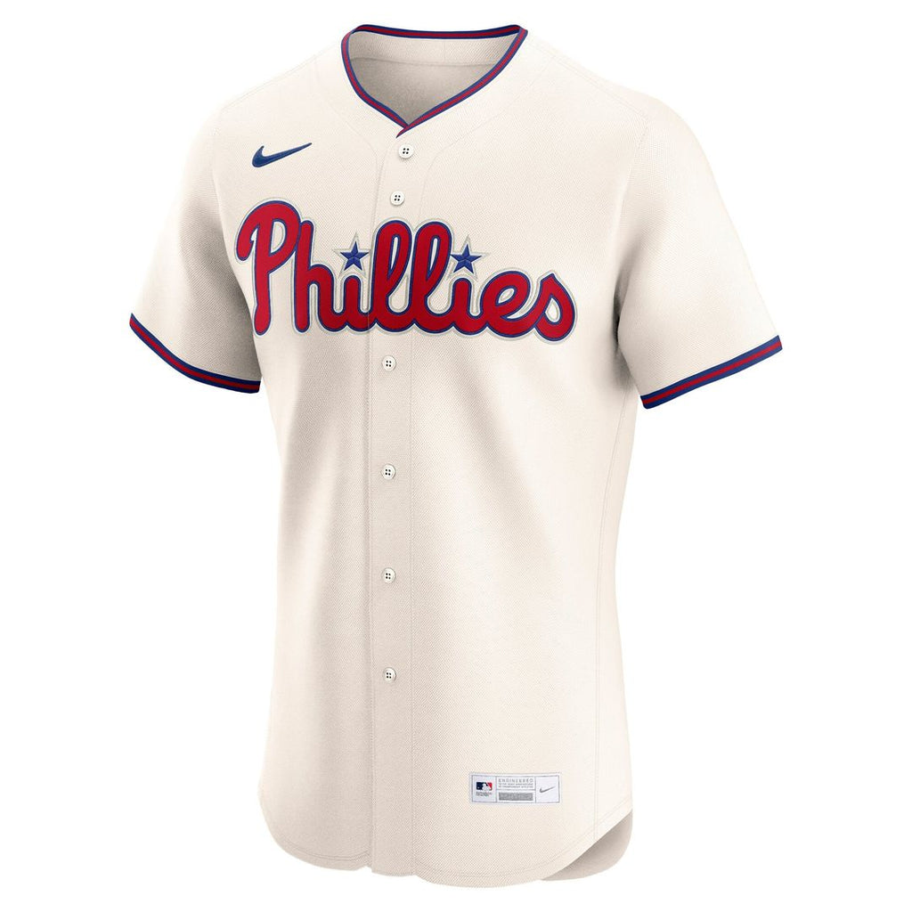 Men's Philadelphia Phillies White Home Elite MLB Baseball Jersey - view 17